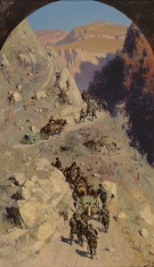 Artillery in the Caucasian Mountains
