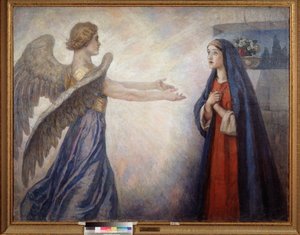 The Annunciation by Vasilij Ivanovic Surikov