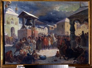 The Veche in the Republic of Novgorod by Vasily Grigorievich Khudyakov