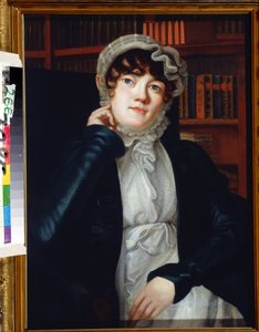 Portrait of the Poetess Karolina Pavlova by Vassily Fyodorovich Binemann