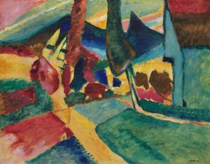 Landscape with Two Poplars, 1912