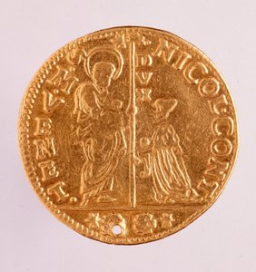 Golden Coin from Republic of Venice: Reign of Doge Nicolo Contarini by Venetian School