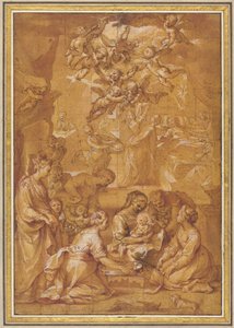 The Birth of the Virgin by Ventura Salimbeni