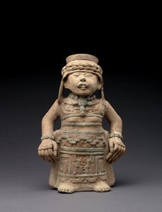 Standing Female Effigy Figure, 600-900 by Veracruz Veracruz