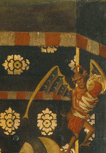 The Birth of Saint Stephen (detail) by Vergós Family