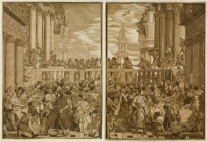 The Marriage at Cana, Engraved by John Baptist Jackson