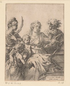 Holy Family with John the Baptist and Elizabeth by Vespasiano Strada