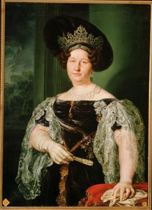 Maria Christina de Bourbon, fourth wife of Fernando VII by Vicente Lopez y Portana