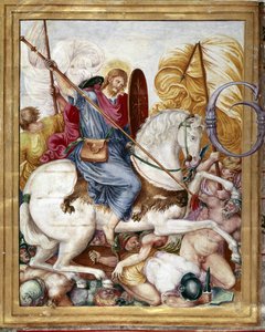 Saint James fighting by Vicente Raimundi