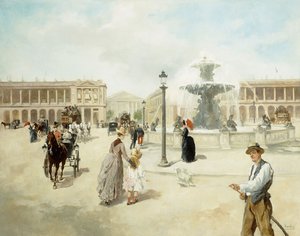 La Place de la Concorde by Vicente de Paredes