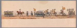 Historical parade at the second centenary of the Utrecht University, 1836 (plate 7)