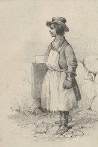 Man wearing an apron and a hat
