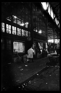 Les halles de Paris just before the demolition of August 1971 by Victor Baltard