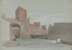 Porta San Lorenzo, Rome by Victor François Eloi Biennourry