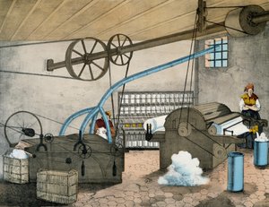 Mechanical spinning, France by Victor Janson
