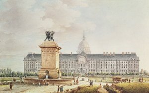 View of the Hotel des Invalides by Victor Jean Nicolle