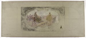Sketch for the Lobau Gallery at Paris City Hall: The Homeland by Victor Jean Pierre Maziès