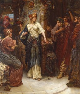 Penelope and the Suitors, 1900 by Victor John Robertson