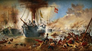 The Naval Battle of Riachuelo by Victor Meirelles de Lima