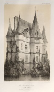 Le Chastenet-Neuf Saône et Loire, 1860 by Victor Petit