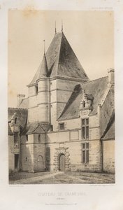 Château de Cramesnil Calvados, 1860 by Victor Petit