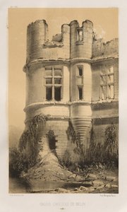 Ancien Château de Belin Sarthe by Victor Petit