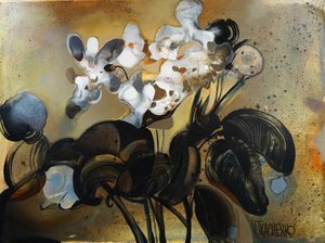 Abstract Organic Blooms by Victor Tkachenko