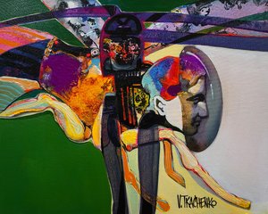Modern Fragmented Portrait