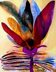 Vibrant Abstract Bloom