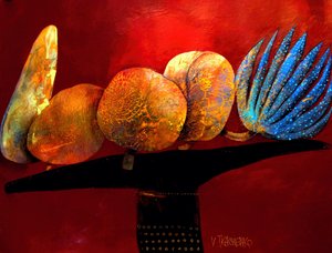 Vibrant Organic Still Life