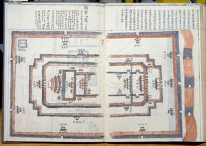 The Forbidden City in Peking, from a Collection of Maps Made during a Vietnamese Embassy to China