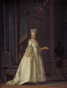 The Dowager Queen Juliane Marie of Denmark by Vigilius Eriksen