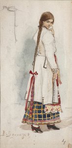 Costume Design for the Opera Rusalka by A. Dargomyzhsky