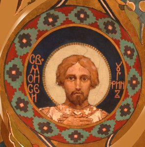Saint Moses the Hungarian, 1885-1896 by Viktor Mikhaylovich Vasnetsov