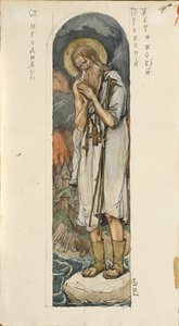 Saint Prokopius of Ustyug (Study for frescos in the St Vladimirs Cathedral of Kiev)