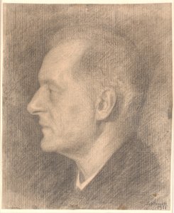 Portrait of Alfred Bramsen, Profile etc.