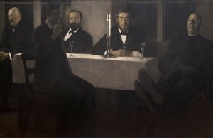 Five portraits by Vilhelm Hammershoi