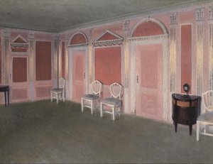 Interior in Louis Seize Style. From the Artist