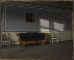 Sunshine in the Drawing Room III by Vilhelm Hammershøi