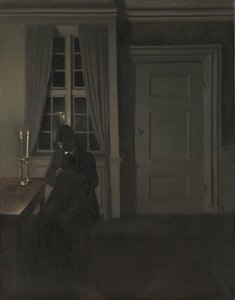 The Collector of Coins, 1904 by Vilhelm Hammershoi