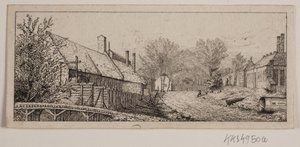 Street Scene in Frederiksværk by Vilhelm Kyhn
