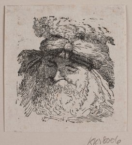 Head of a Man with Fur Hat