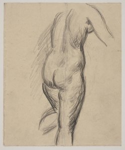 Standing Female Model by Vilhelm Lundstrøm