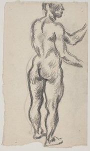 Standing Model, Seen from Behind by Vilhelm Lundstrøm