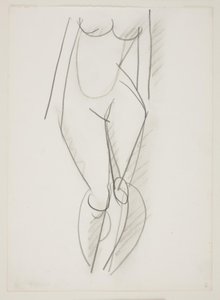 Standing Nude Woman Seen from the Front by Vilhelm Lundstrøm