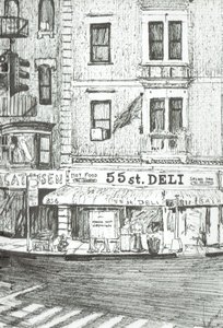 55th Street New York by Vincent Alexander Booth