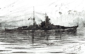 Bismarck heads out, 2008 by Vincent Alexander Booth