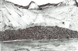 Causey Pike, 2005 by Vincent Alexander Booth