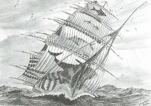 Storm Creators Garabogazkol Lake Sea by Vincent Alexander Booth