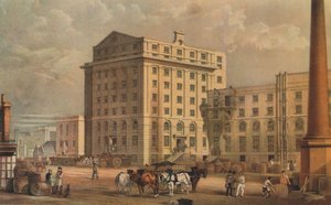Sugar refinery in Leman Street, Stepney, London
